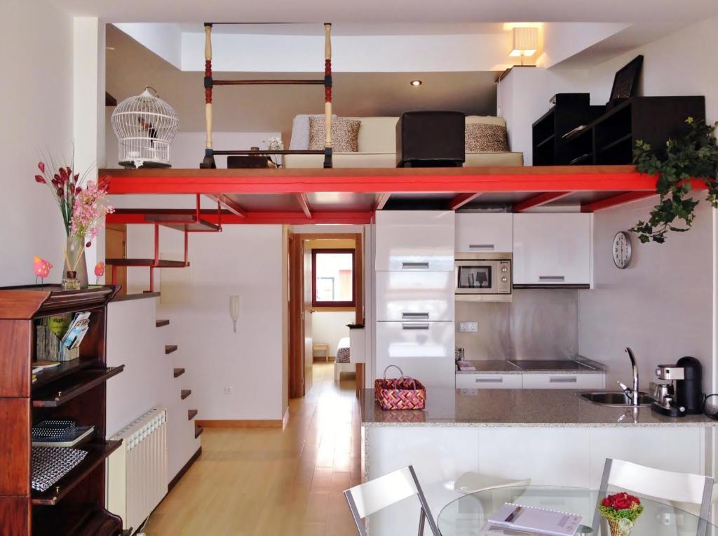 Apartamentos Puerto Basella Villanueva De Arosa Rum bild